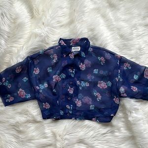 VTG Jordache Cropped Shirt